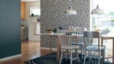 Ecowallpaper предлагает высококачественные стильные обои для кухни приятных пастельных цветов